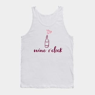 Wine o'clock Galentine's Tee Tank Top